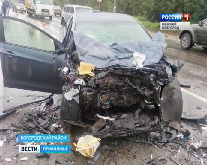 В Нижегородской области в лобовом ДТП двух автомобилей погибли четыре человека