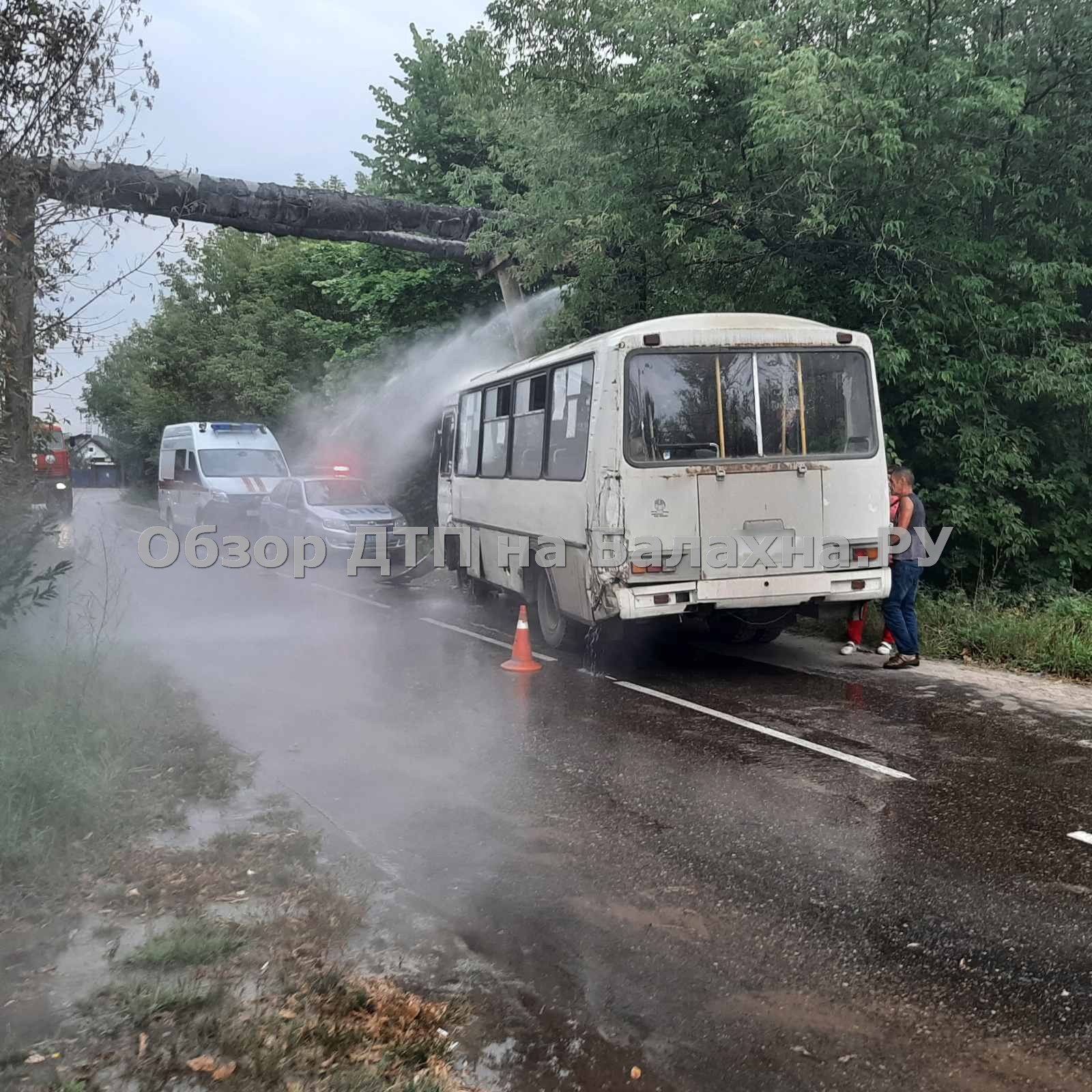 Девять человек пострадали в ДТП с участием рейсового автобуса в Балахне