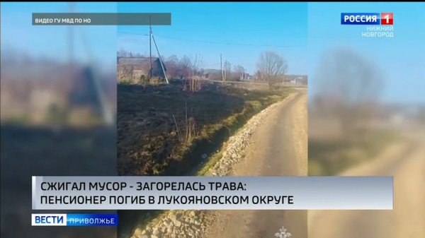 Вспыхнувший пал травы стоил жизни пожилому мужчине  