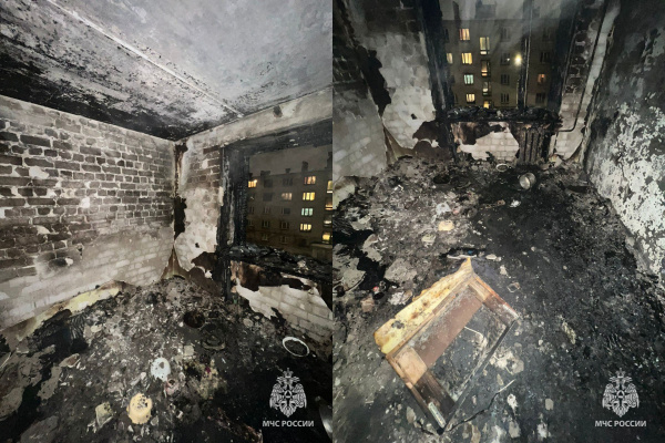 Трое жителей спасены при пожаре в жилом доме на улице Дьяконова в Нижнем Новгороде