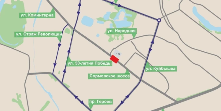 Участок Сормовского шоссе перекроют 29-30 августа