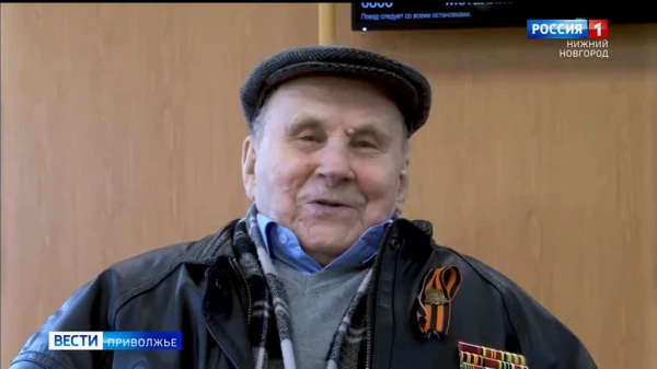 Участник Великой Отечественной войны Николай Шишкин второй раз отправился в Москву на Парад Победы