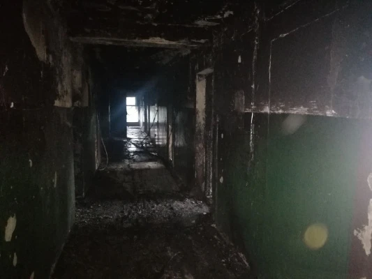 Квартира сгорела в жилом доме в городе Павлово: пострадала пожилая женщина