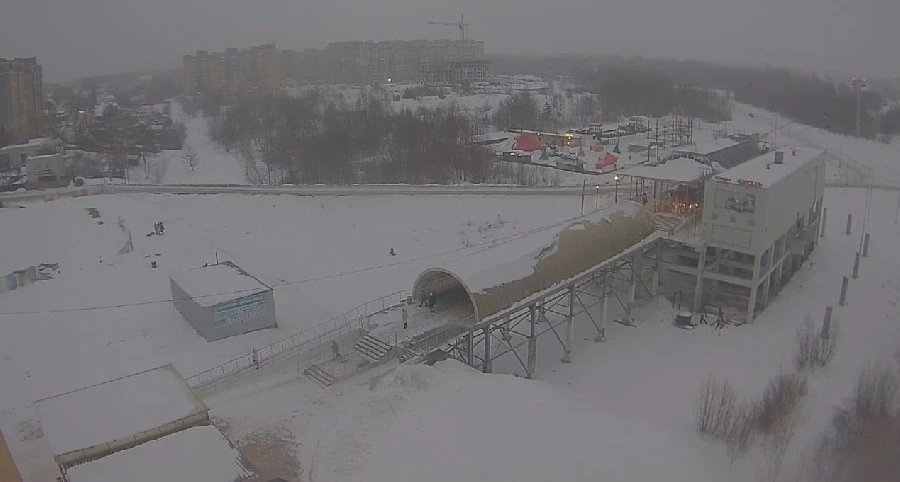 Канатная дорога в Нижнем Новгороде возобновила работу после сильного ветра