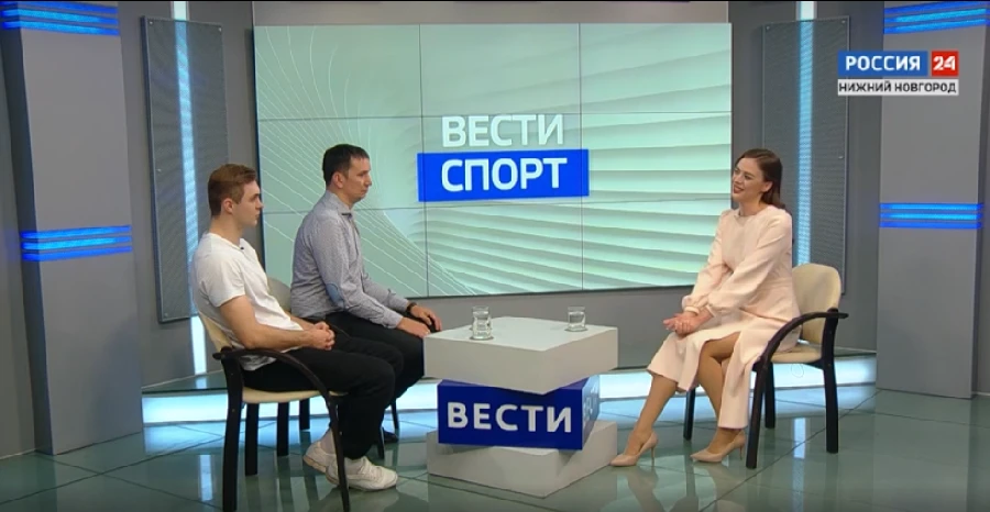 «Вести-Спорт». Гости программы: Максим Виноградов и Андрей Дудин