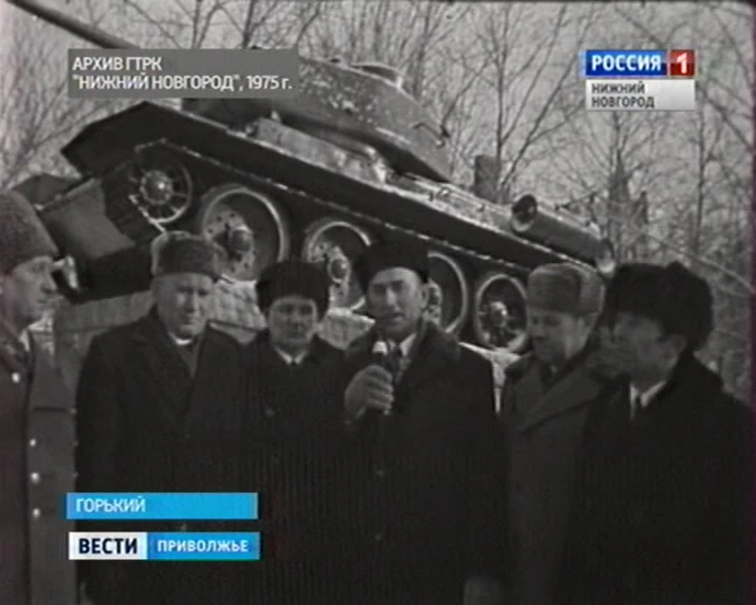 Легендарный танк "Т-34" отмечает 75-летие