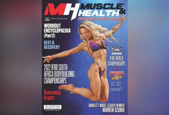 Нижегородка Анастасия Золотая попала на обложку журнала «Muscle&Health»