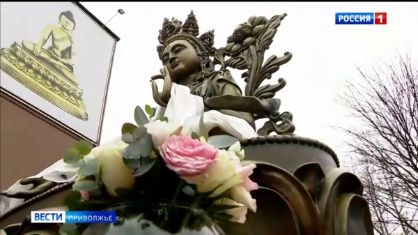 Статую буддийского божества установили в Нижнем Новгороде