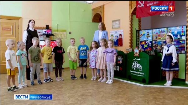 Иммерсионный музей к 80-летию Победы создали в детском саду "Волшебница" Автозаводского района