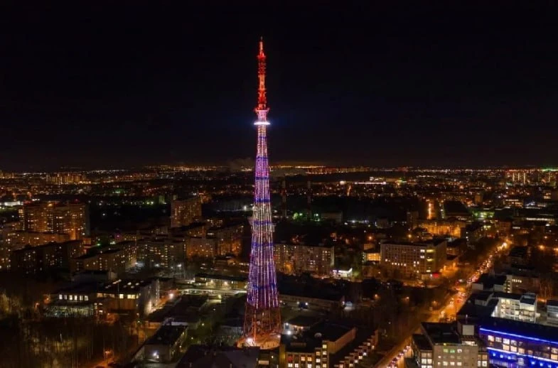Нижегородская телебашня включит праздничную подсветку в честь 20-летия «Вестей-Приволжье»