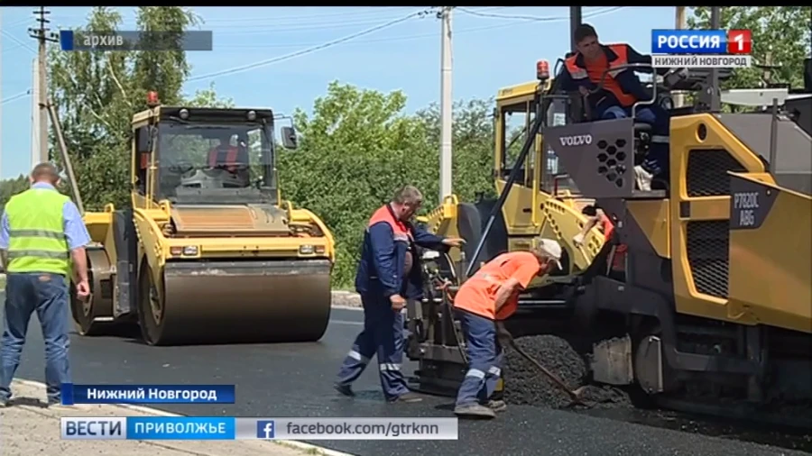 130 тысяч кв. метров дорог заасфальтировано в Нижнем Новгороде в рамках нацпроекта БКАД