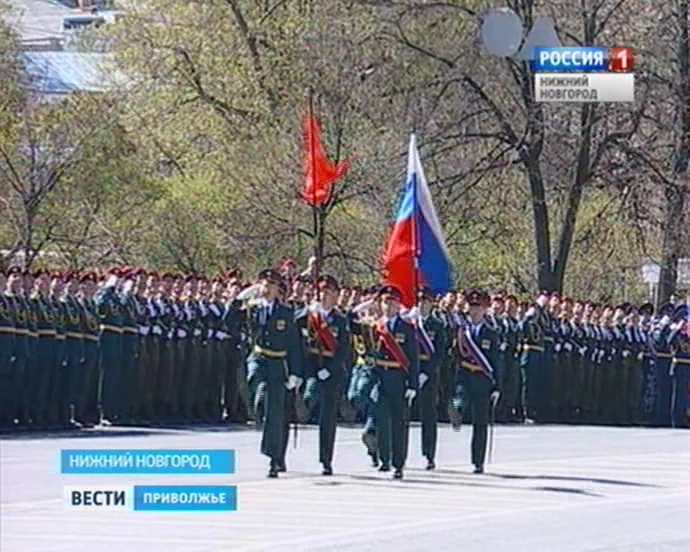 Прямое включение с генеральной репетиции военного Парада в Нижнем Новгороде