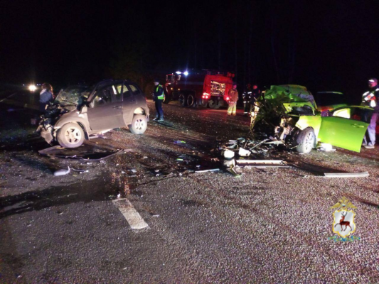 Четыре человека погибли в ДТП в Лукояновском округе