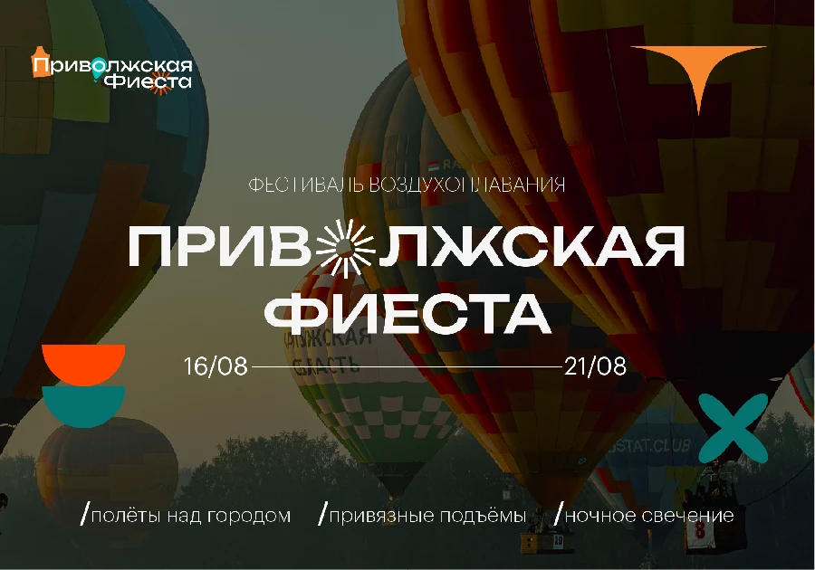 Фестиваль воздухоплавания «Приволжская фиеста» пройдет в Нижнем Новгороде с 16 по 19 августа
