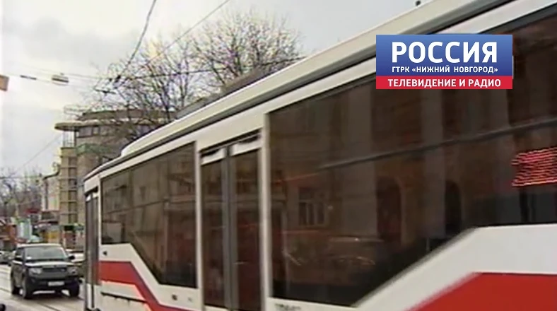 В Нижнем Новгороде из-за дождя остановили движение трамваев