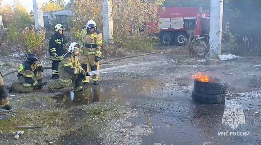 В Воротынском районе молодые ребята прибыли на боевое дежурство в пожарно-спасательную часть