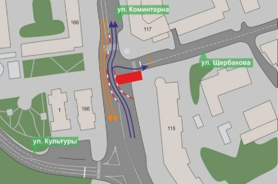 Движение транспорта временно ограничат на улице Коминтерна в Нижнем Новгороде