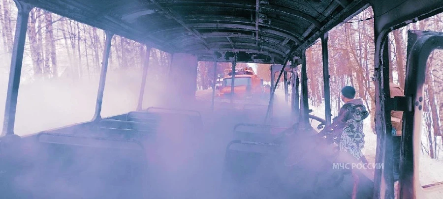 Второе ЧП за сутки: еще один автобус сгорел в Нижегородской области