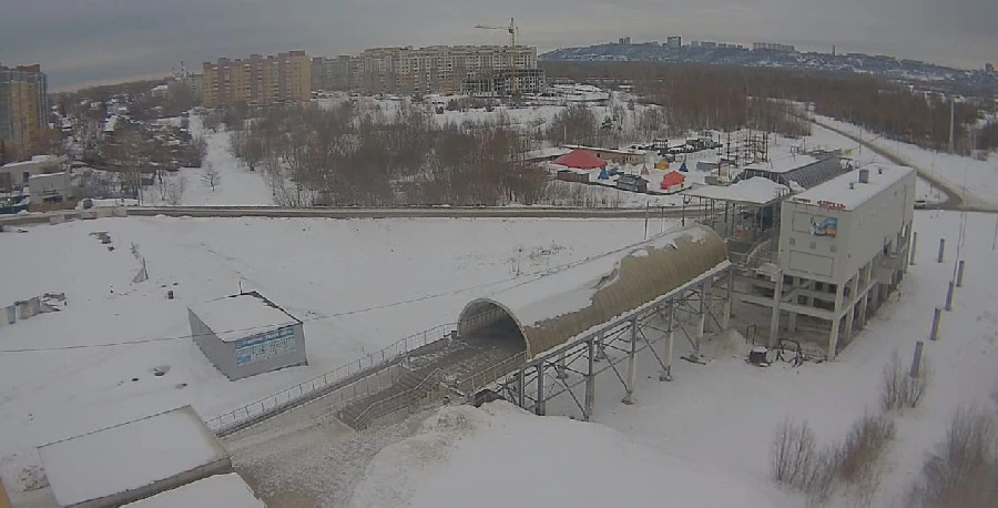 Канатная дорога Нижний Новгород — Бор временно приостановила работу из-за сильного ветра