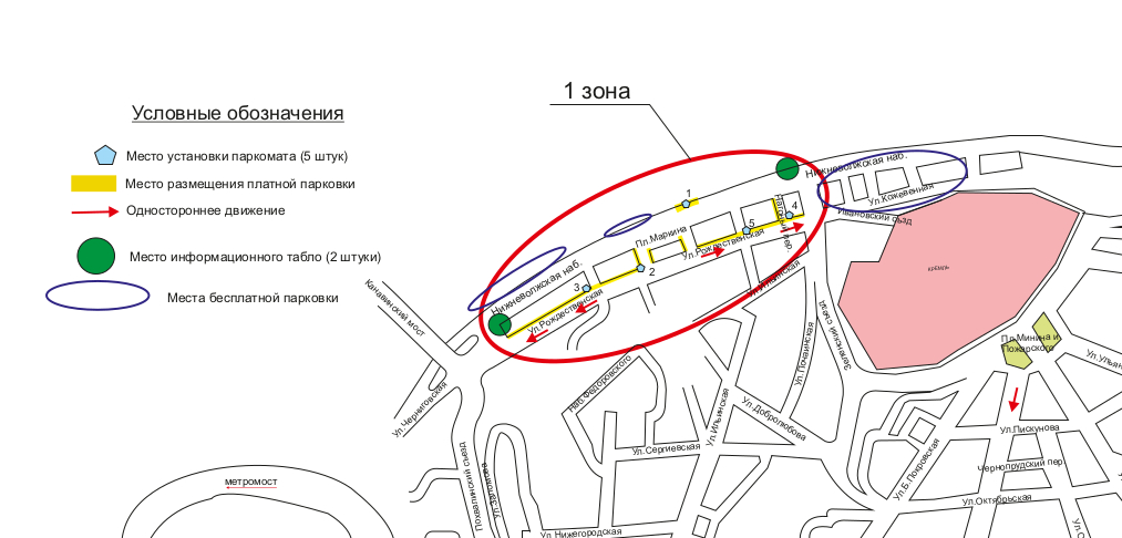 Парковки нижний новгород карта