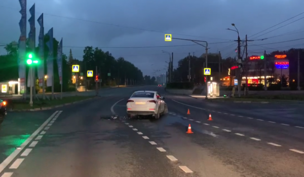Водитель иномарки устроил ДТП с пострадавшим на проспекте Гагарина