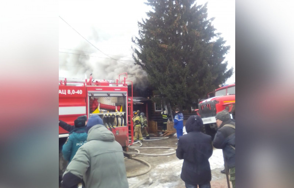 Пожар в частном доме в Павлове унес жизнь двух человек