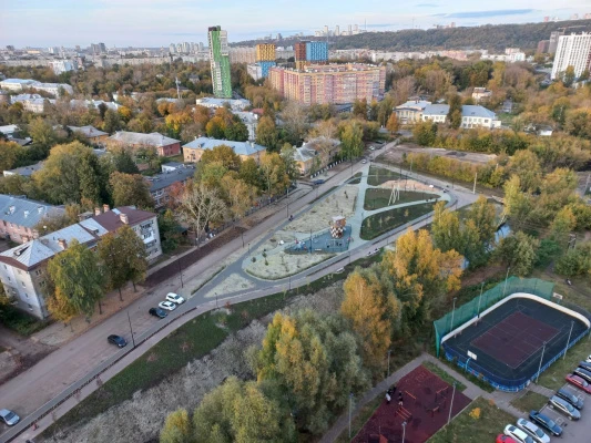 Две смотровые площадки и сквер благоустроили на берегах реки Борзовка в Нижнем Новгороде