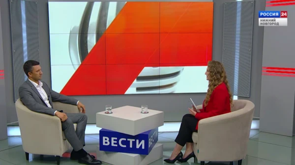 "Вести-Интервью": Александр Синелобов рассказал о работе системы биометрии в МФЦ Нижегородской области