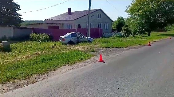 Отвалившееся колесо автомобиля стало причиной ДТП в Лысковском районе 
