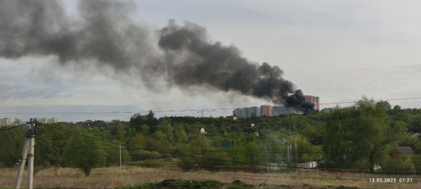 Крупный пожар произошел в СНТ «Маяк» в Нижнем Новгороде
