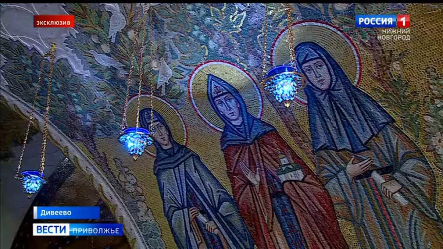 Мозаичные панно украсят Благовещенский собор Дивеевского монастыря