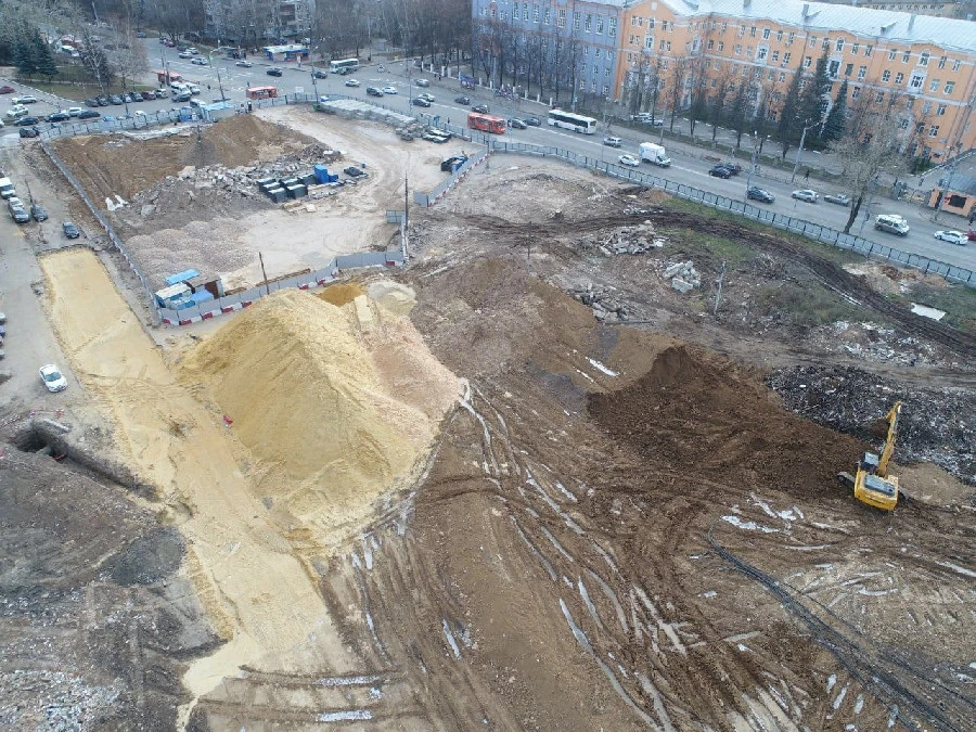 Разработка котлованов под станции метро на ул Горького и пл Сенной начнется в декабре 